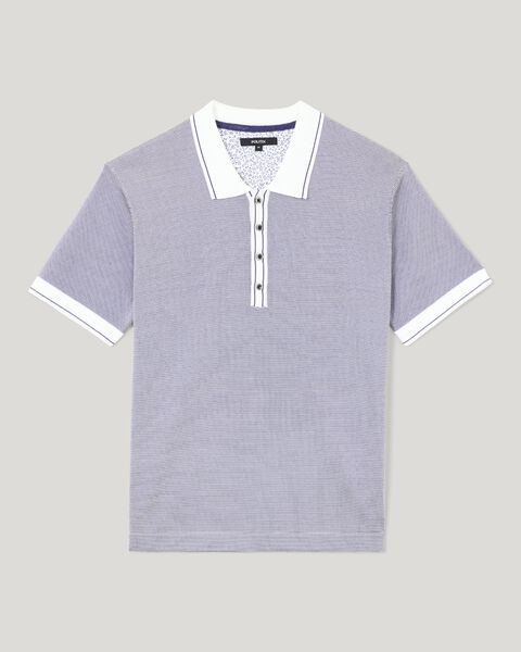 Cedric Short Sleeve Knit Polo